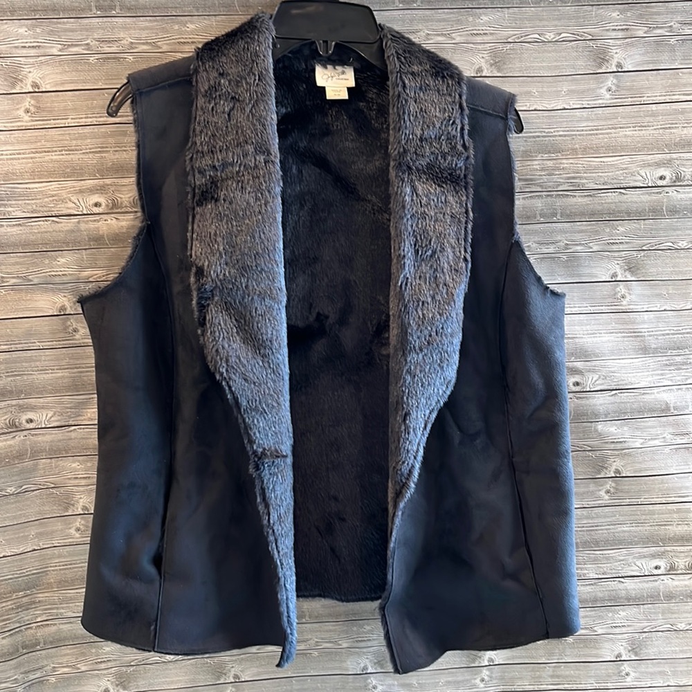 Jaclyn Smith Faux Fur Vest